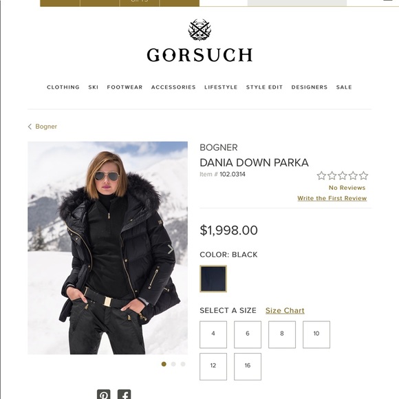 bogner dania down parka